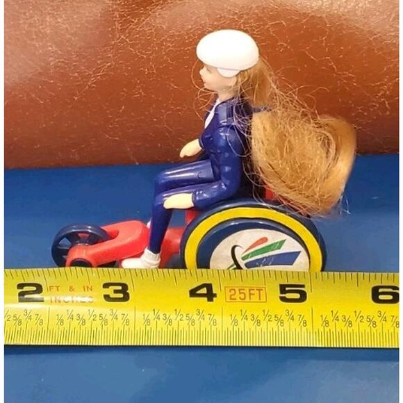 Vtg 2000 Paralympic Becky Barbie Wheelchair McDonald's Happy Meal Toy In Package - Picture 2 of 5